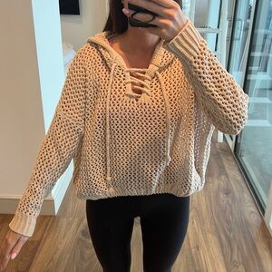 Soft see through hoodie